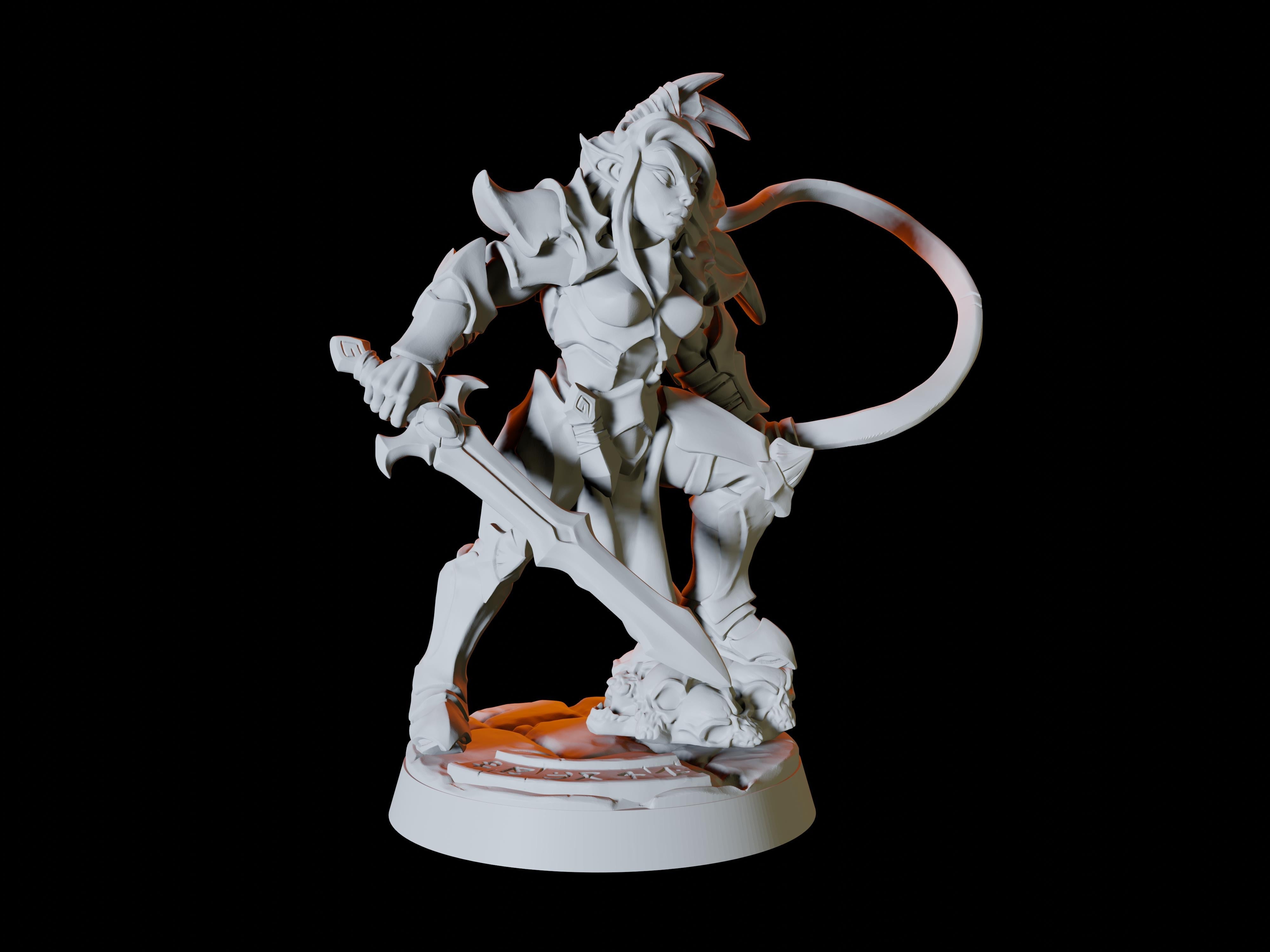 Drow or Elf Army - Six Soldier Miniatures for Dungeons and Dragons - Myth Forged