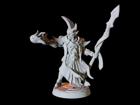 Drow Army - Six Soldiers Miniature for Dungeons and Dragons, Pathfinder or other TTRPGs