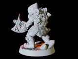 Dwarf Army - Six Soldiers Miniature for Dungeons and Dragons, Pathfinder or other TTRPGs