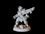 Dwarf Army - Six Soldiers Miniature for Dungeons and Dragons, Pathfinder or other TTRPGs