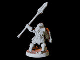 Dwarf Army - Six Soldiers Miniature for Dungeons and Dragons, Pathfinder or other TTRPGs