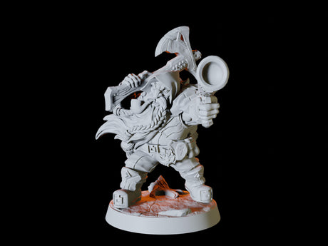 Dwarf Army - Six Soldiers Miniature for Dungeons and Dragons, Pathfinder or other TTRPGs