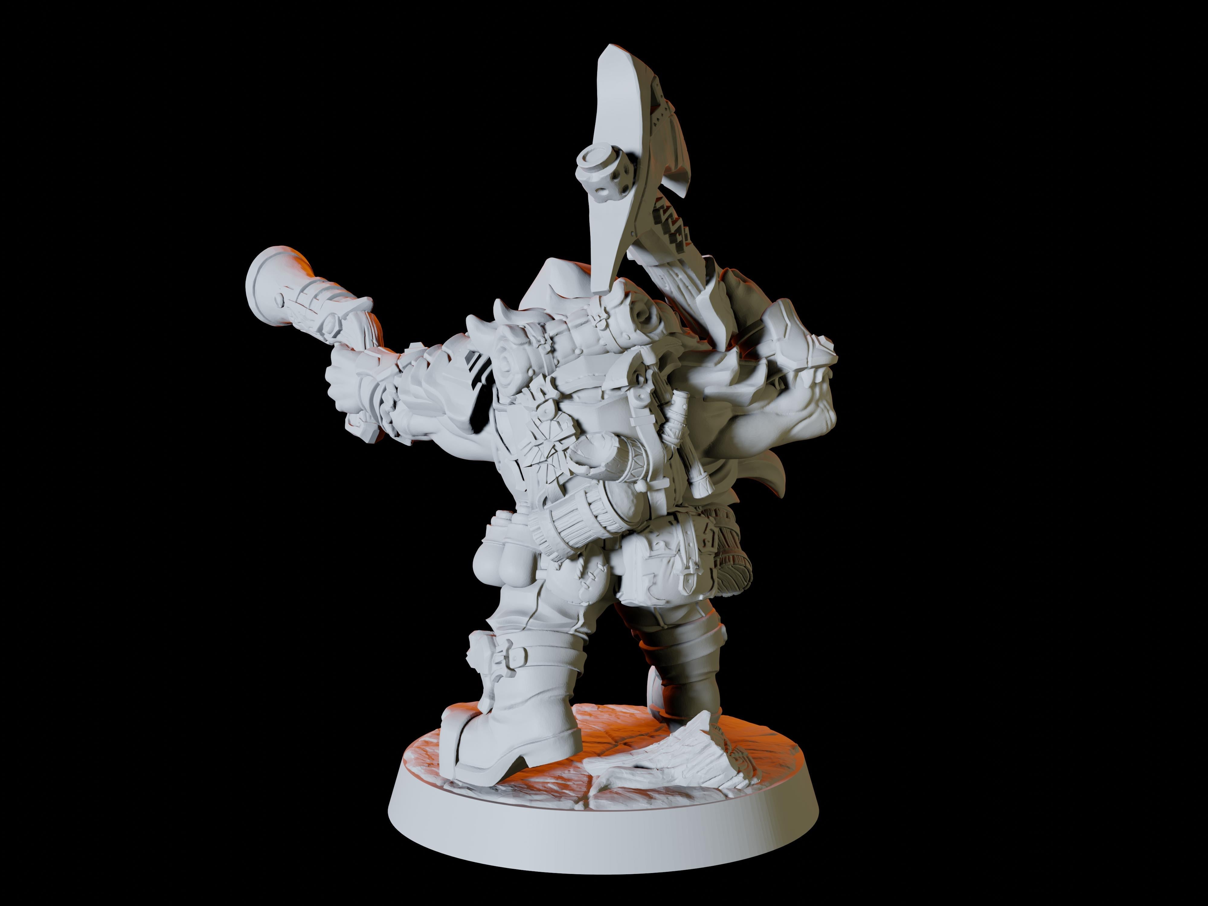 Six Dwarf Miniatures for Dungeons and Dragons - Myth Forged