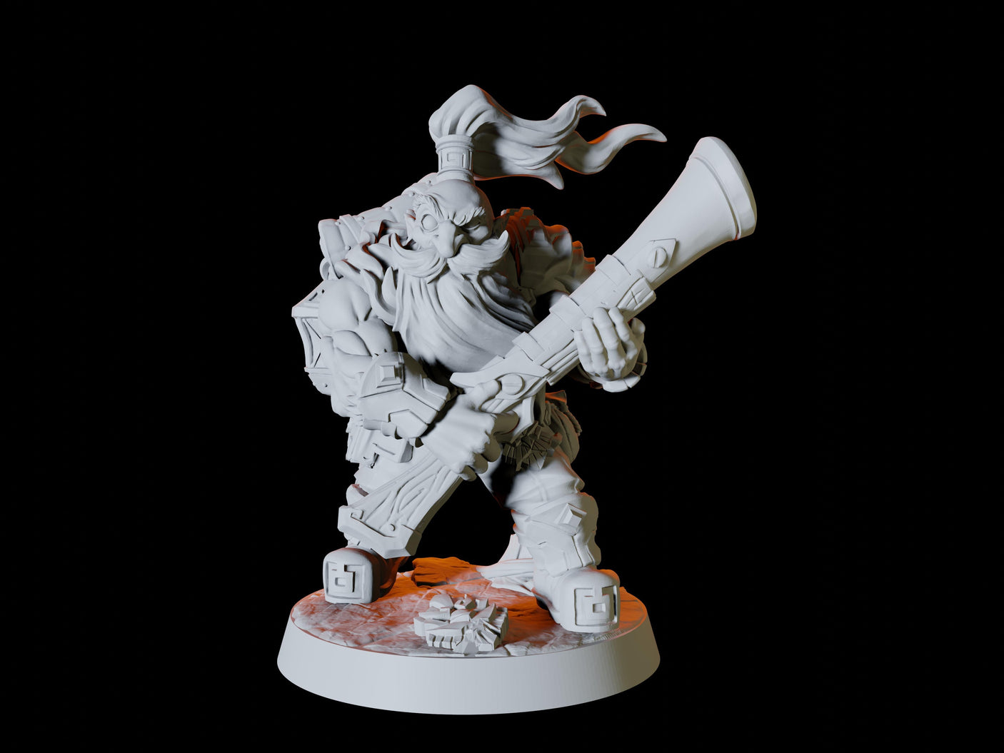 Dwarf Army - Six Soldiers Miniature for Dungeons and Dragons, Pathfinder or other TTRPGs