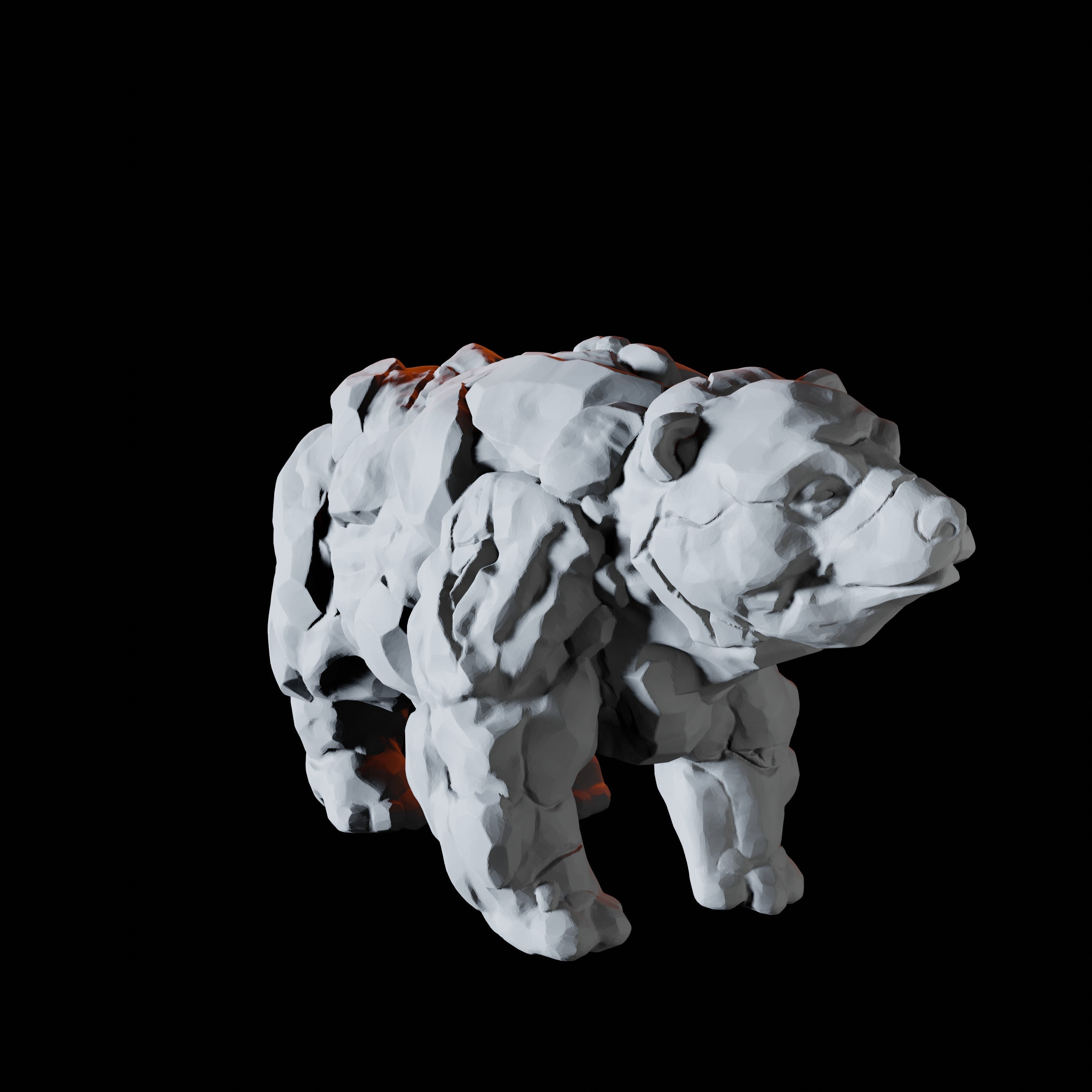 Earth Bear Elemental Miniature for Dungeons and Dragons - Myth Forged