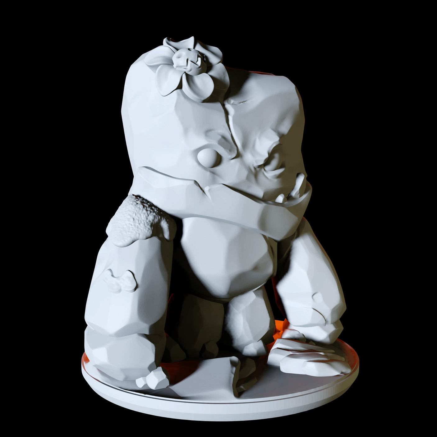 Earth Elemental Familiar Miniature for Dungeons and Dragons, Pathfinder or other TTRPGs