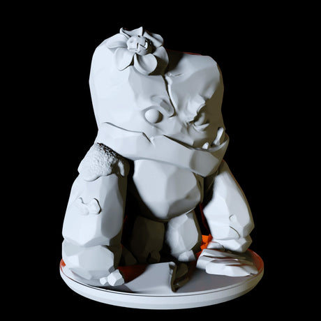 Earth Elemental Familiar Miniature for Dungeons and Dragons, Pathfinder or other TTRPGs