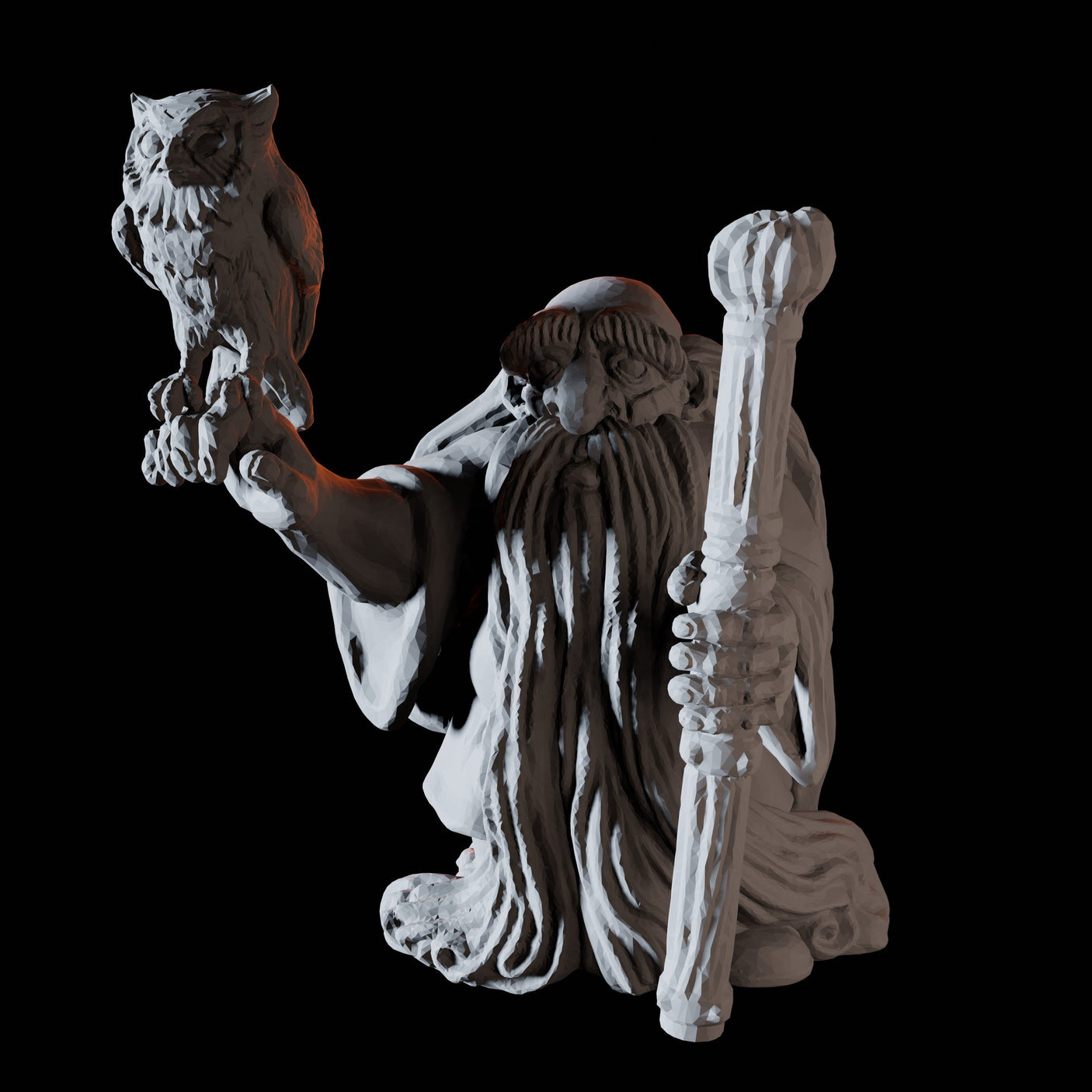 Eight Dwarf Elder Council Members Miniature for Dungeons and Dragons, Pathfinder or other TTRPGs