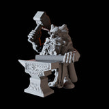 Eight Dwarf Elder Council Members Miniature for Dungeons and Dragons, Pathfinder or other TTRPGs