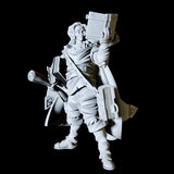 Elf Cartographer Merchant Miniature for Dungeons and Dragons, Pathfinder or other TTRPGs