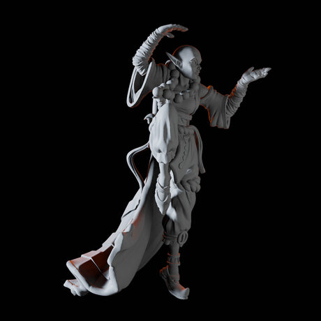 Elf Monk Miniature for Dungeons and Dragons, Pathfinder or other TTRPGs