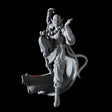 Elf Monk Miniature for Dungeons and Dragons, Pathfinder or other TTRPGs