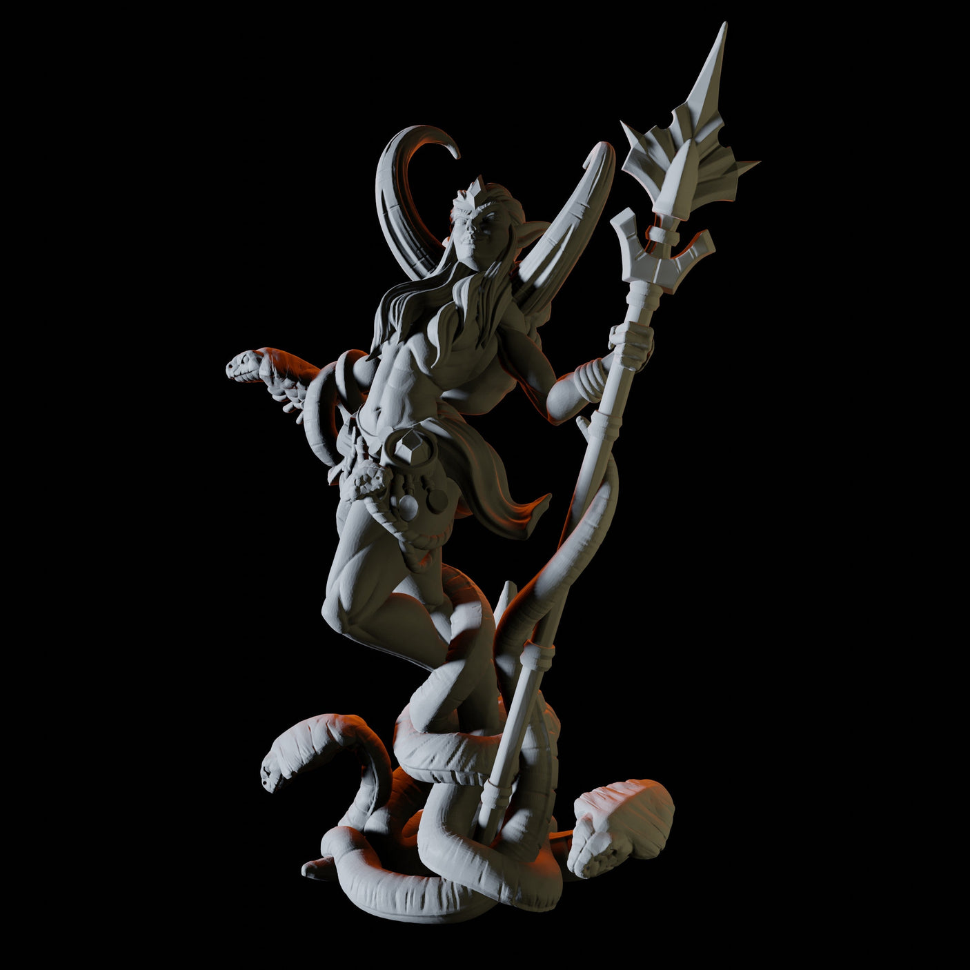 Elf Sorcerer Miniature for Dungeons and Dragons, Pathfinder or other TTRPGs