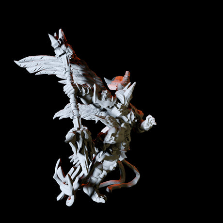 Fallen Angel Miniature for Dungeons and Dragons, Pathfinder or other TTRPGs