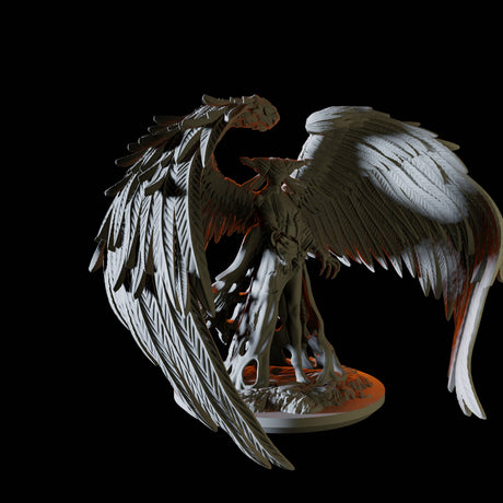 Fallen Celestial Miniature for Dungeons and Dragons, Pathfinder or other TTRPGs