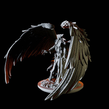 Fallen Celestial Miniature for Dungeons and Dragons, Pathfinder or other TTRPGs
