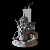 Father Christmas Miniature for Dungeons and Dragons, Pathfinder or other TTRPGs