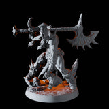 Female Barbarian Champion Miniature for Dungeons and Dragons, Pathfinder or other TTRPGs