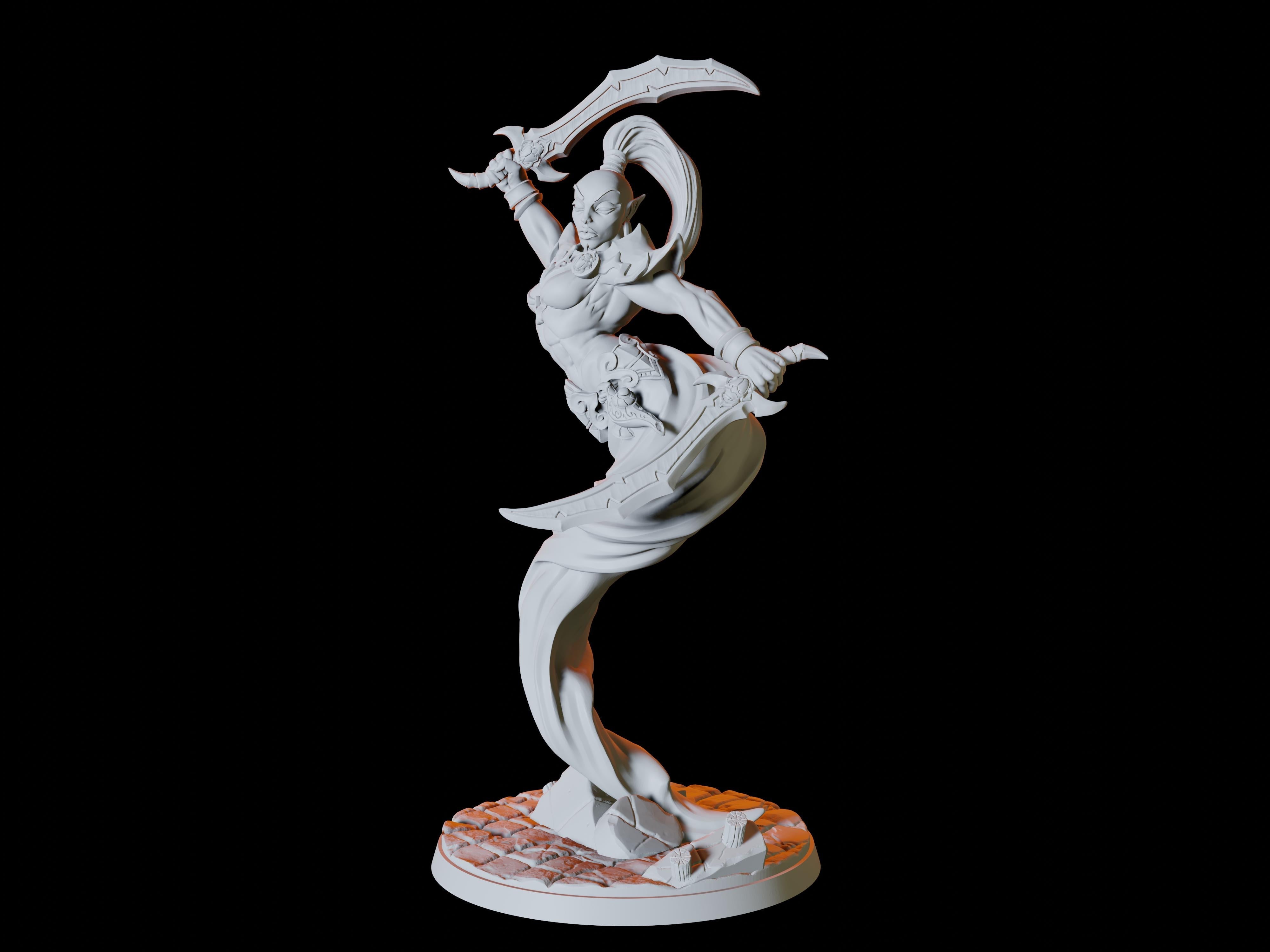 Female Djinni Miniature for Dungeons and Dragons - Myth Forged