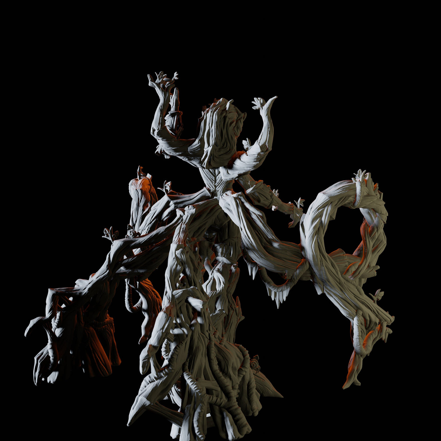 Feminine Treant Miniature for Dungeons and Dragons, Pathfinder or other TTRPGs