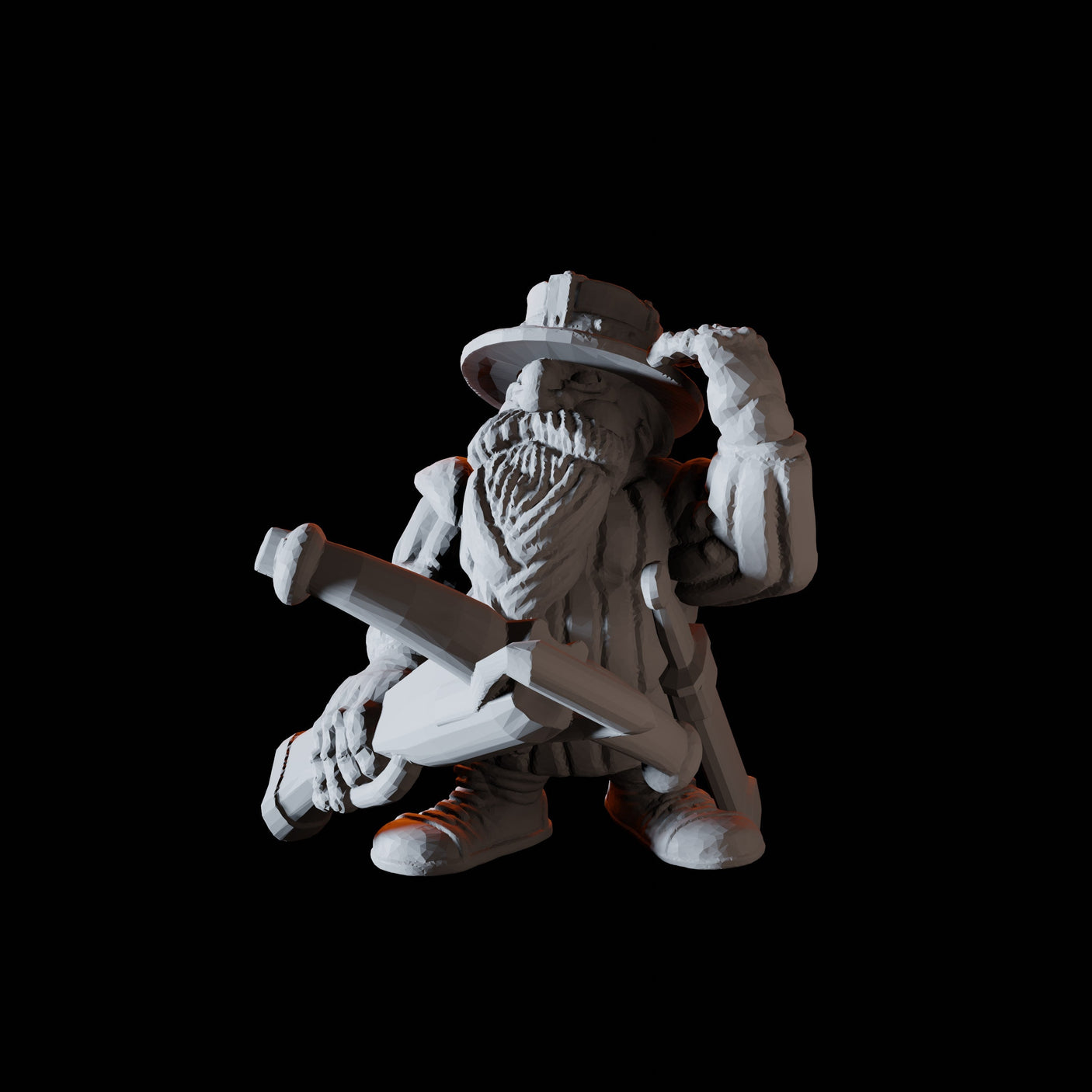 Fifteen Dwarf Crossbow Miniature for Dungeons and Dragons, Pathfinder or other TTRPGs