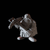 Fifteen Dwarf Crossbow Miniature for Dungeons and Dragons, Pathfinder or other TTRPGs