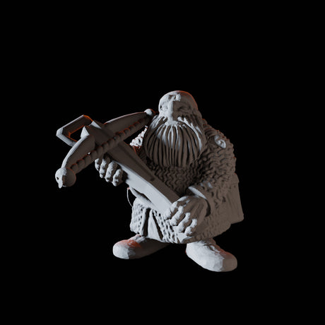 Fifteen Dwarf Crossbow Miniature for Dungeons and Dragons, Pathfinder or other TTRPGs
