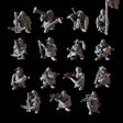Fifteen Dwarf Crossbow Miniature for Dungeons and Dragons, Pathfinder or other TTRPGs