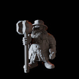 Fifteen Dwarf Hammer Warriors Miniature for Dungeons and Dragons, Pathfinder or other TTRPGs