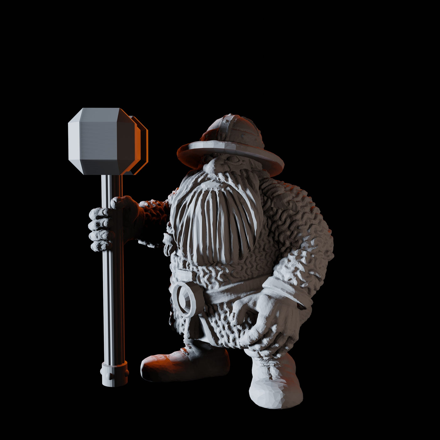 Fifteen Dwarf Hammer Warriors Miniature for Dungeons and Dragons, Pathfinder or other TTRPGs