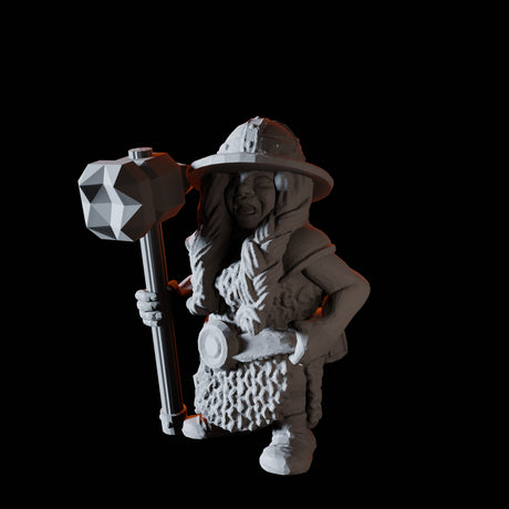 Fifteen Dwarf Hammer Warriors Miniature for Dungeons and Dragons, Pathfinder or other TTRPGs