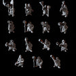 Fifteen Dwarf Hammer Warriors Miniature for Dungeons and Dragons, Pathfinder or other TTRPGs