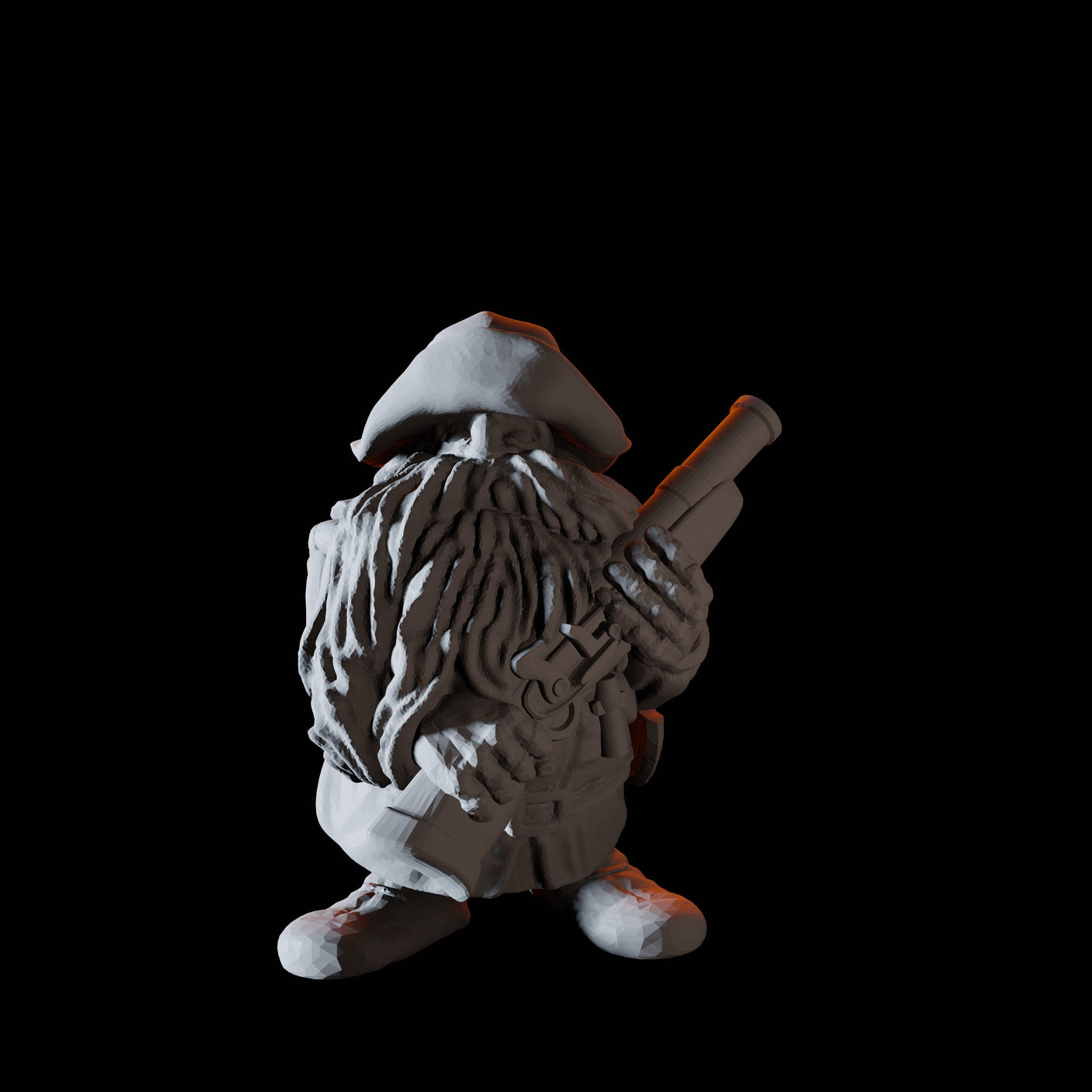 Fifteen Dwarf Musketeers Miniature for Dungeons and Dragons, Pathfinder or other TTRPGs