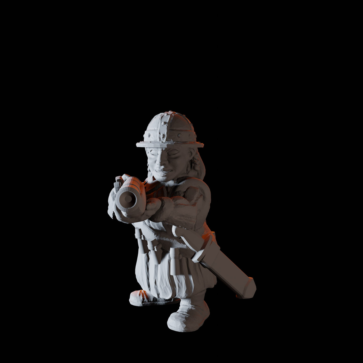 Fifteen Dwarf Musketeers Miniature for Dungeons and Dragons, Pathfinder or other TTRPGs