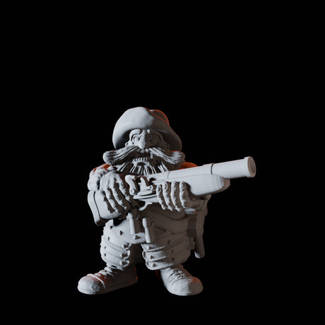 Fifteen Dwarf Musketeers Miniature for Dungeons and Dragons, Pathfinder or other TTRPGs