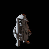 Fifteen Dwarf Musketeers Miniature for Dungeons and Dragons, Pathfinder or other TTRPGs