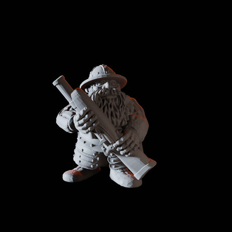 Fifteen Dwarf Musketeers Miniature for Dungeons and Dragons, Pathfinder or other TTRPGs
