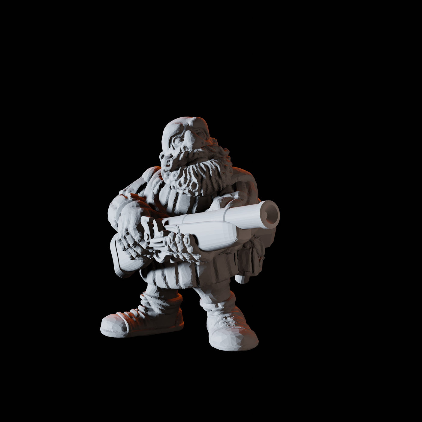 Fifteen Dwarf Musketeers Miniature for Dungeons and Dragons, Pathfinder or other TTRPGs
