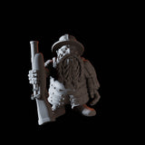 Fifteen Dwarf Musketeers Miniature for Dungeons and Dragons, Pathfinder or other TTRPGs