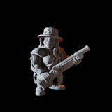 Fifteen Dwarf Musketeers Miniature for Dungeons and Dragons, Pathfinder or other TTRPGs