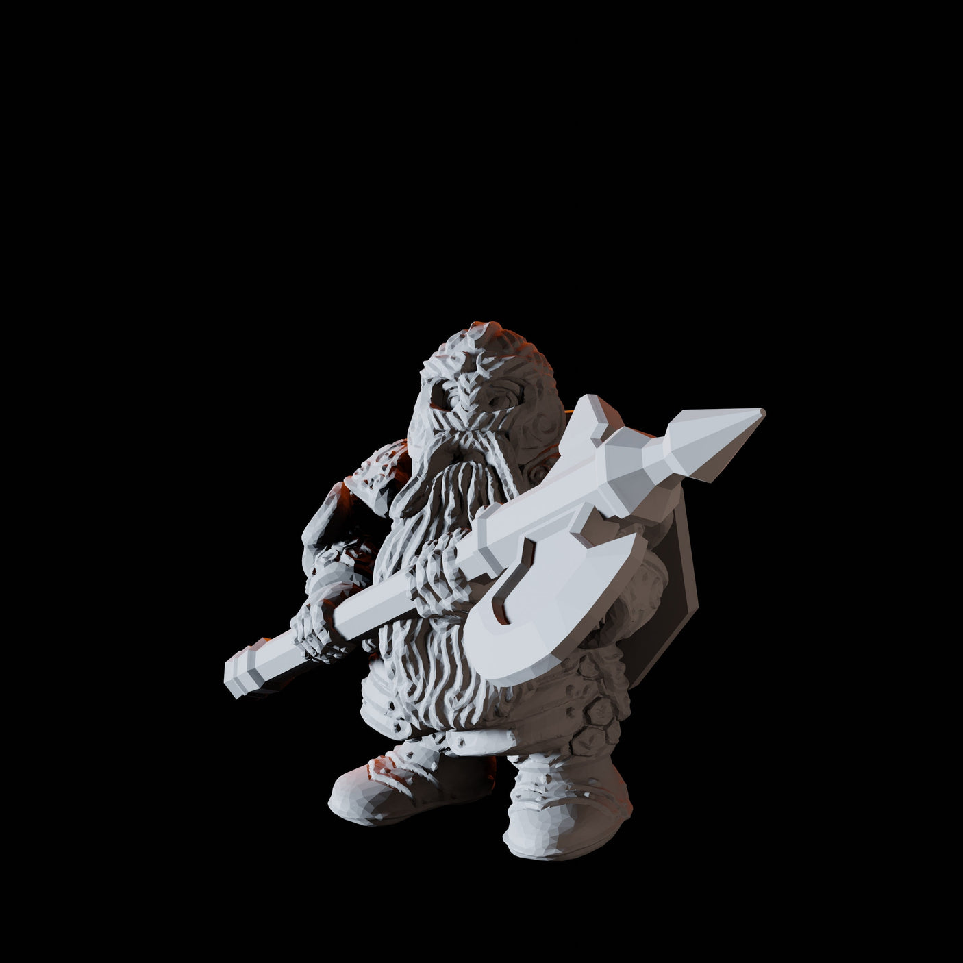 Fifteen Dwarf Royal Guard Miniature for Dungeons and Dragons, Pathfinder or other TTRPGs