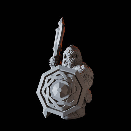 Fifteen Dwarf Royal Guard Miniature for Dungeons and Dragons, Pathfinder or other TTRPGs