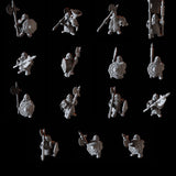 Fifteen Dwarf Royal Guard Miniature for Dungeons and Dragons, Pathfinder or other TTRPGs