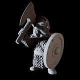 Fifteen Dwarf Shield Warriors Miniature for Dungeons and Dragons, Pathfinder or other TTRPGs