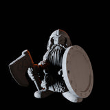 Fifteen Dwarf Shield Warriors Miniature for Dungeons and Dragons, Pathfinder or other TTRPGs