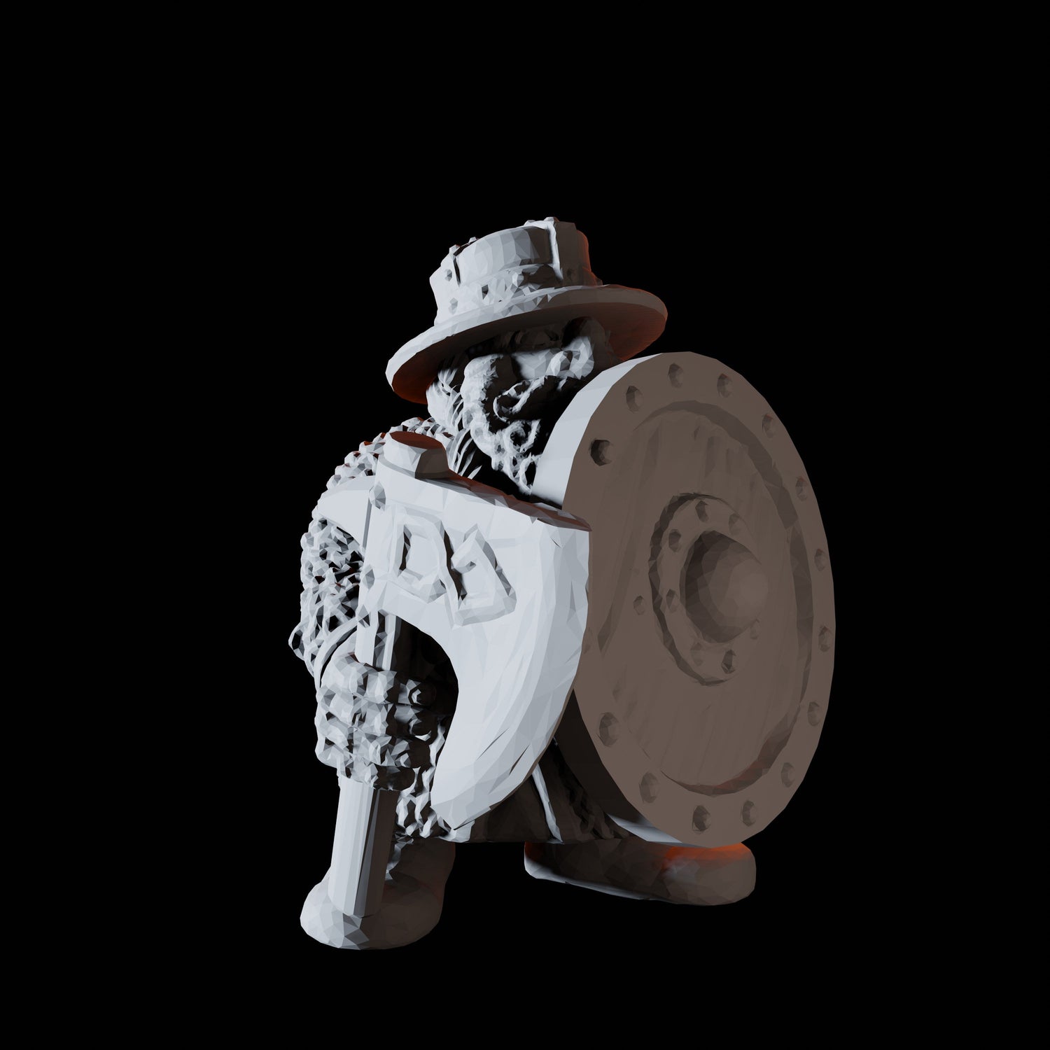 Fifteen Dwarf Shield Warriors Miniature for Dungeons and Dragons, Pathfinder or other TTRPGs