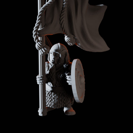 Fifteen Dwarf Spear Fighters Miniature for Dungeons and Dragons, Pathfinder or other TTRPGs
