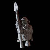 Fifteen Dwarf Spear Fighters Miniature for Dungeons and Dragons, Pathfinder or other TTRPGs