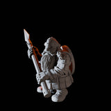Fifteen Dwarf Spear Fighters Miniature for Dungeons and Dragons, Pathfinder or other TTRPGs