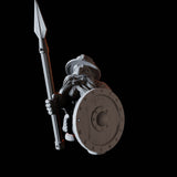 Fifteen Dwarf Spear Fighters Miniature for Dungeons and Dragons, Pathfinder or other TTRPGs
